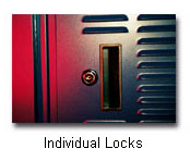 Individually locking colocation data cabinets
